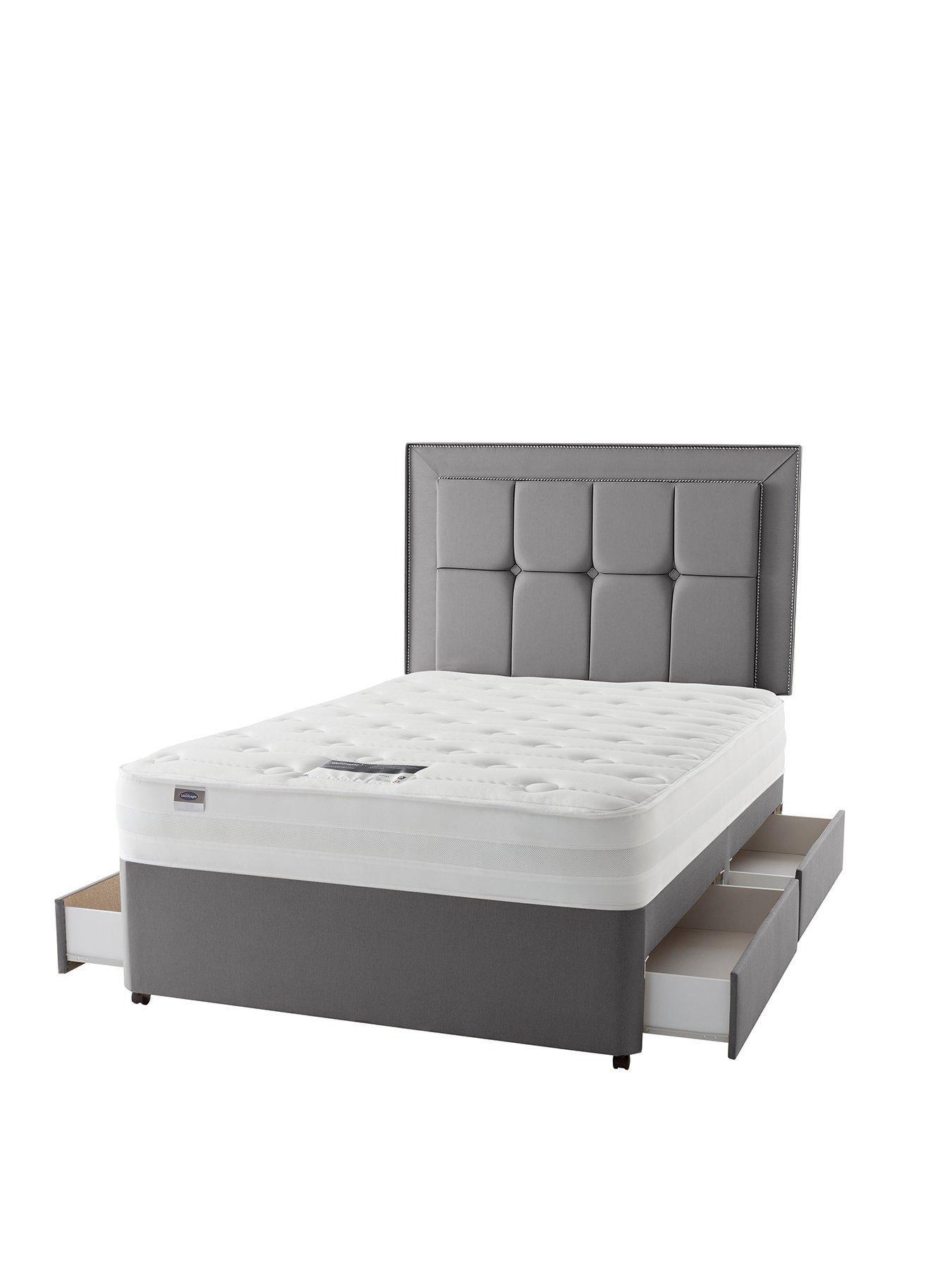 undefined 1400 Pocket Ortho Divan Bed with Storage Options - Firm