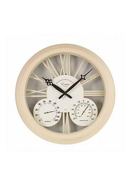 smart-garden-cream-exeter-wall-clock-amp-thermometer
