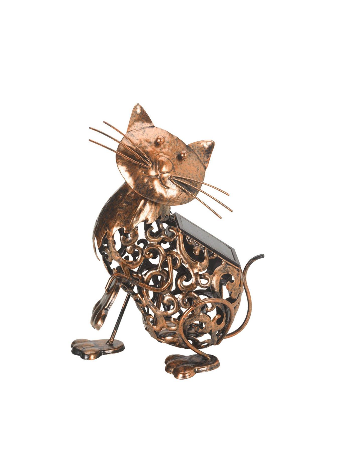 Image 1 of 3 of Smart Solar Metal Solar Cat Light