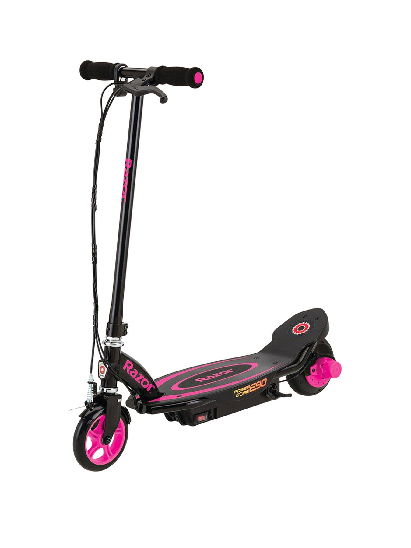 Image 1 of 8 of Razor Power Core E90 Electric Scooter for Kids 14+ - Pink