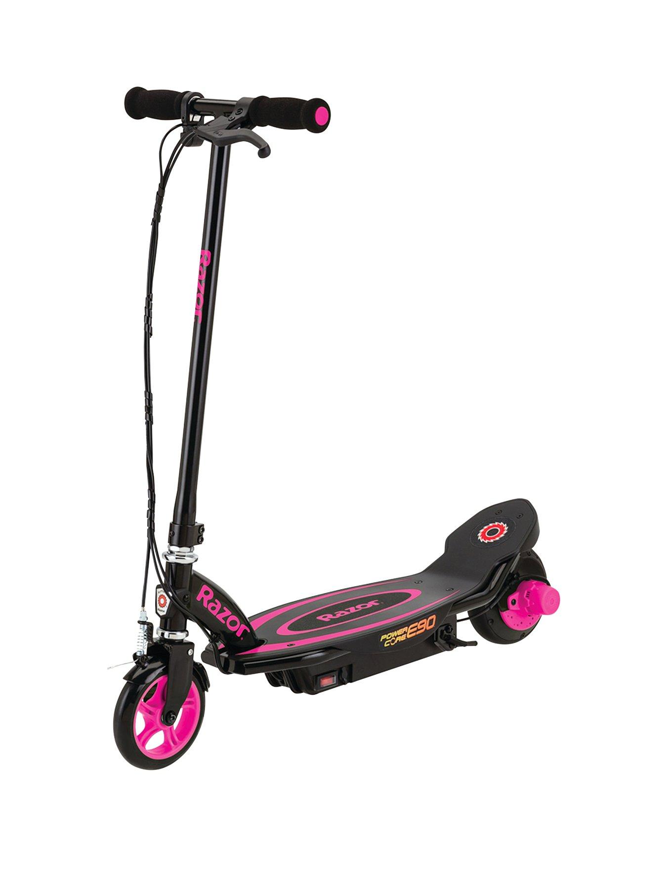 razor-powercore-e90-scooter-pinkfront
