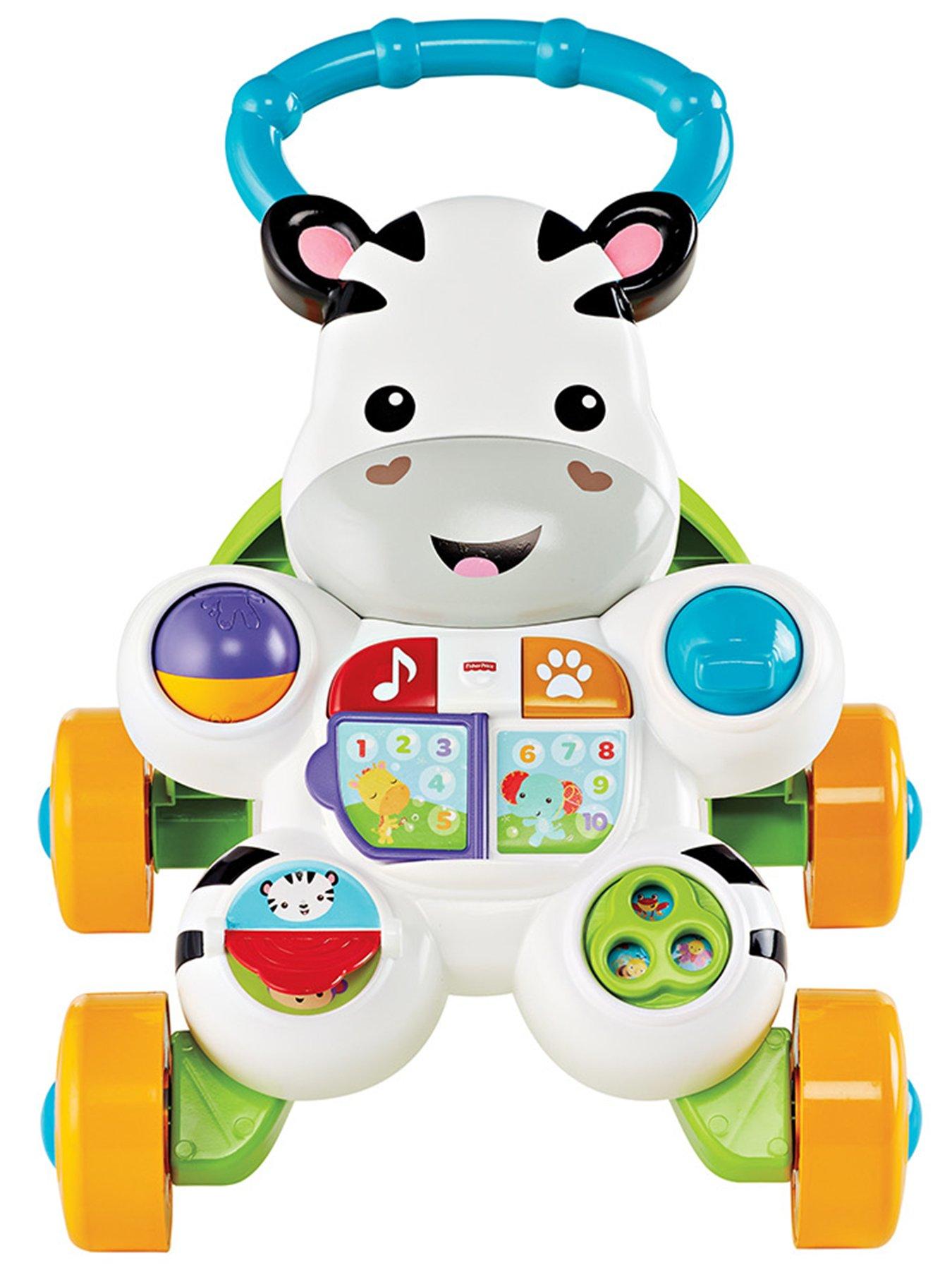 Image 4 of 6 of Fisher-Price Learn with Me Zebra Baby Walker