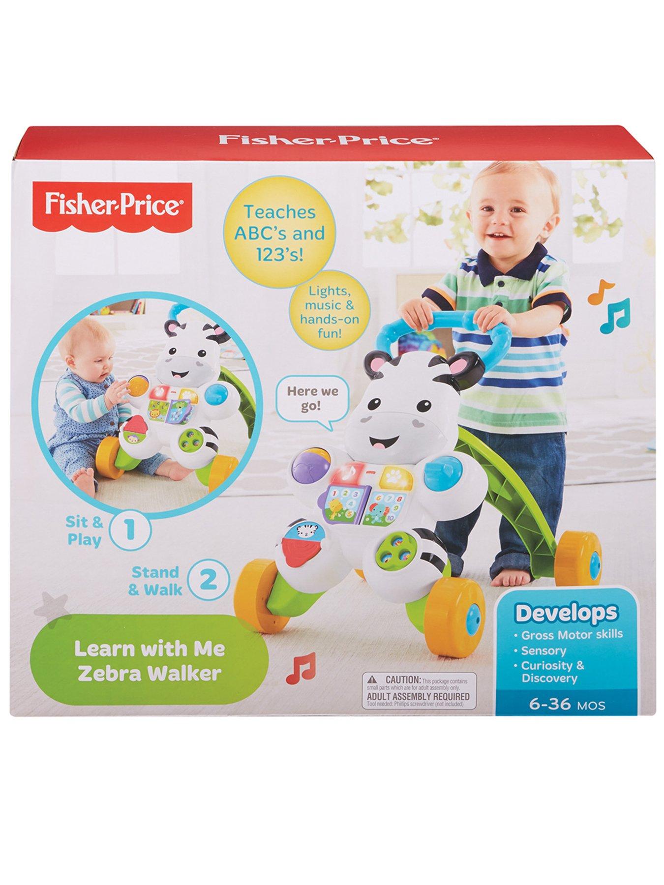Image 5 of 6 of Fisher-Price Learn with Me Zebra Baby Walker