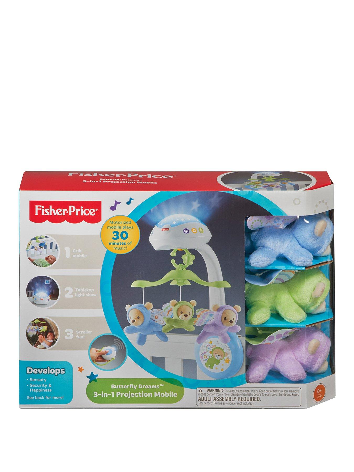 Image 2 of 7 of Fisher-Price Butterfly Dreams 3-in-1 Projection Baby Mobile