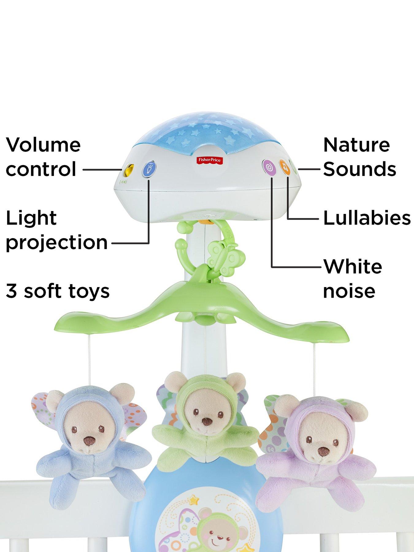 Image 6 of 7 of Fisher-Price Butterfly Dreams 3-in-1 Projection Baby Mobile