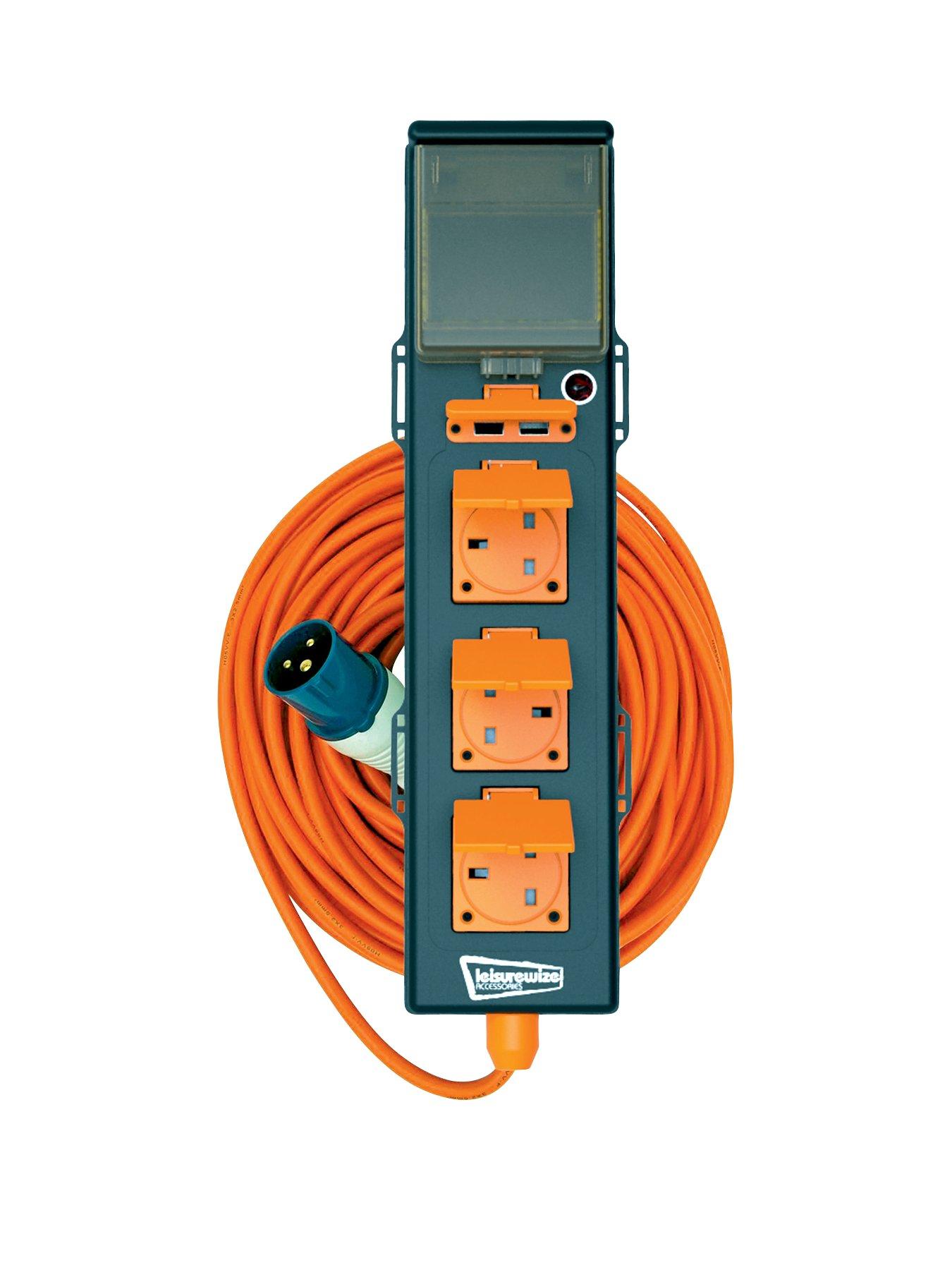 Image 1 of 2 of Streetwize 4 Way Caravan Hook-Up Extension Cable&nbsp;