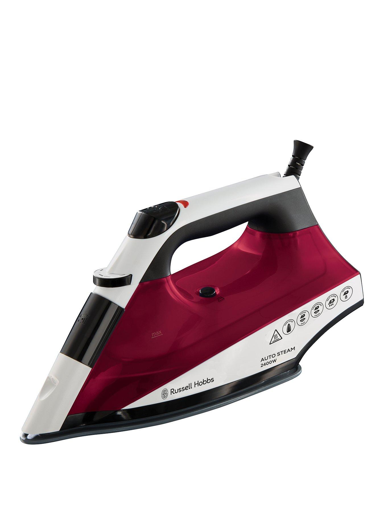 Russell Hobbs Auto Steam Pro Iron - 22520 in Red