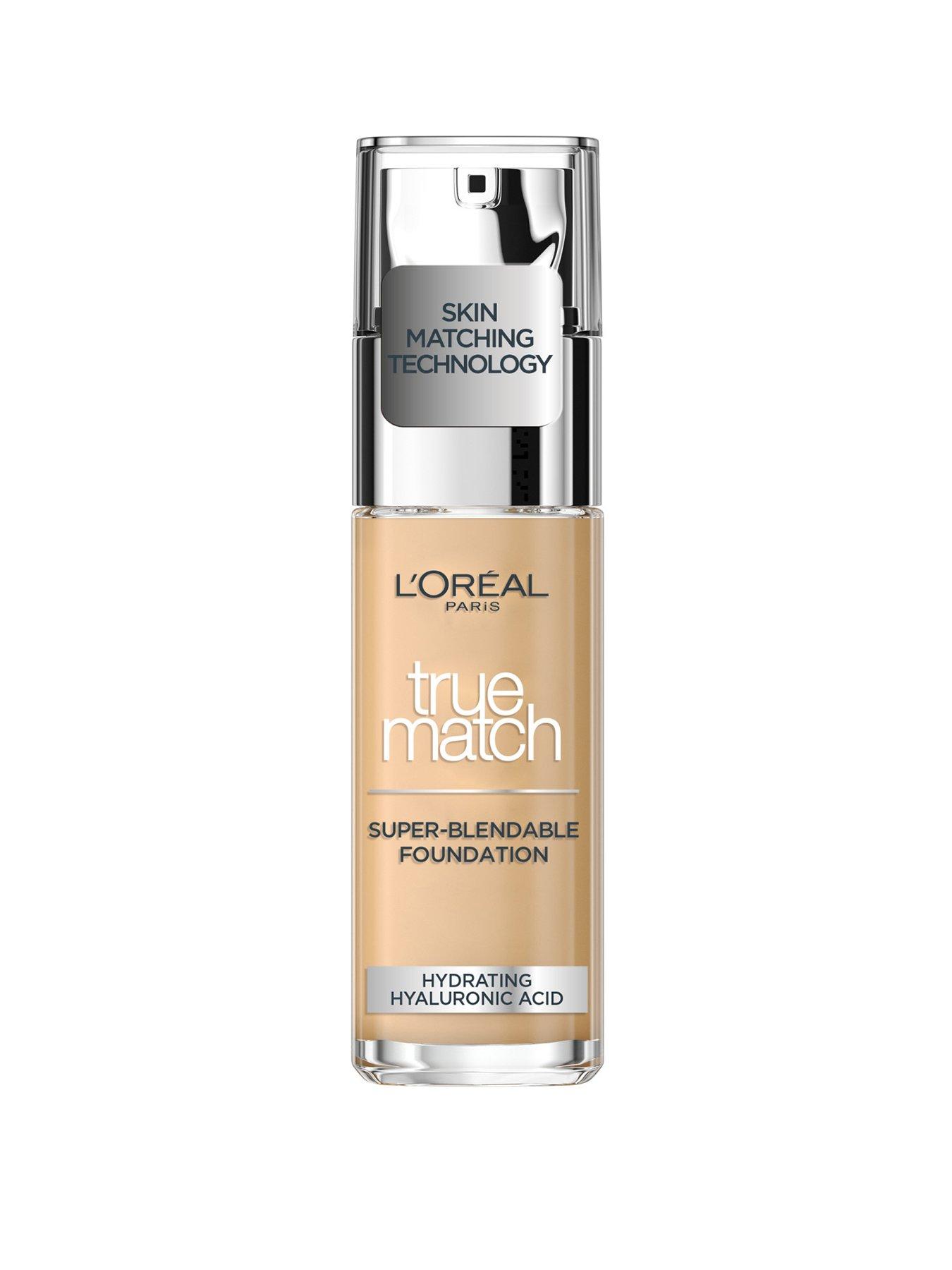 L'Oreal Paris True Match Liquid Foundation with Hyaluronic Acid  &  SPF 17 30ml