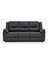 albion-luxury-faux-leather-3-seater-sofafront