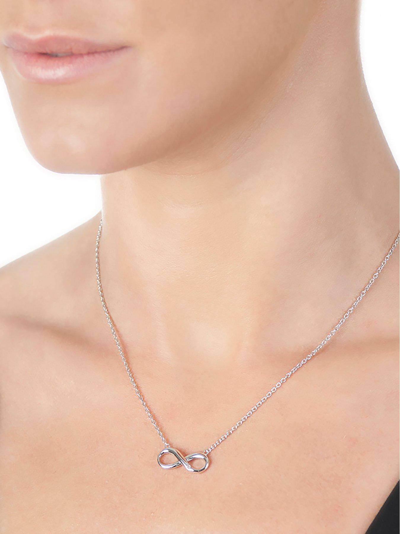 Image 2 of 3 of Hot Diamonds Sterling Silver Infinity Necklace