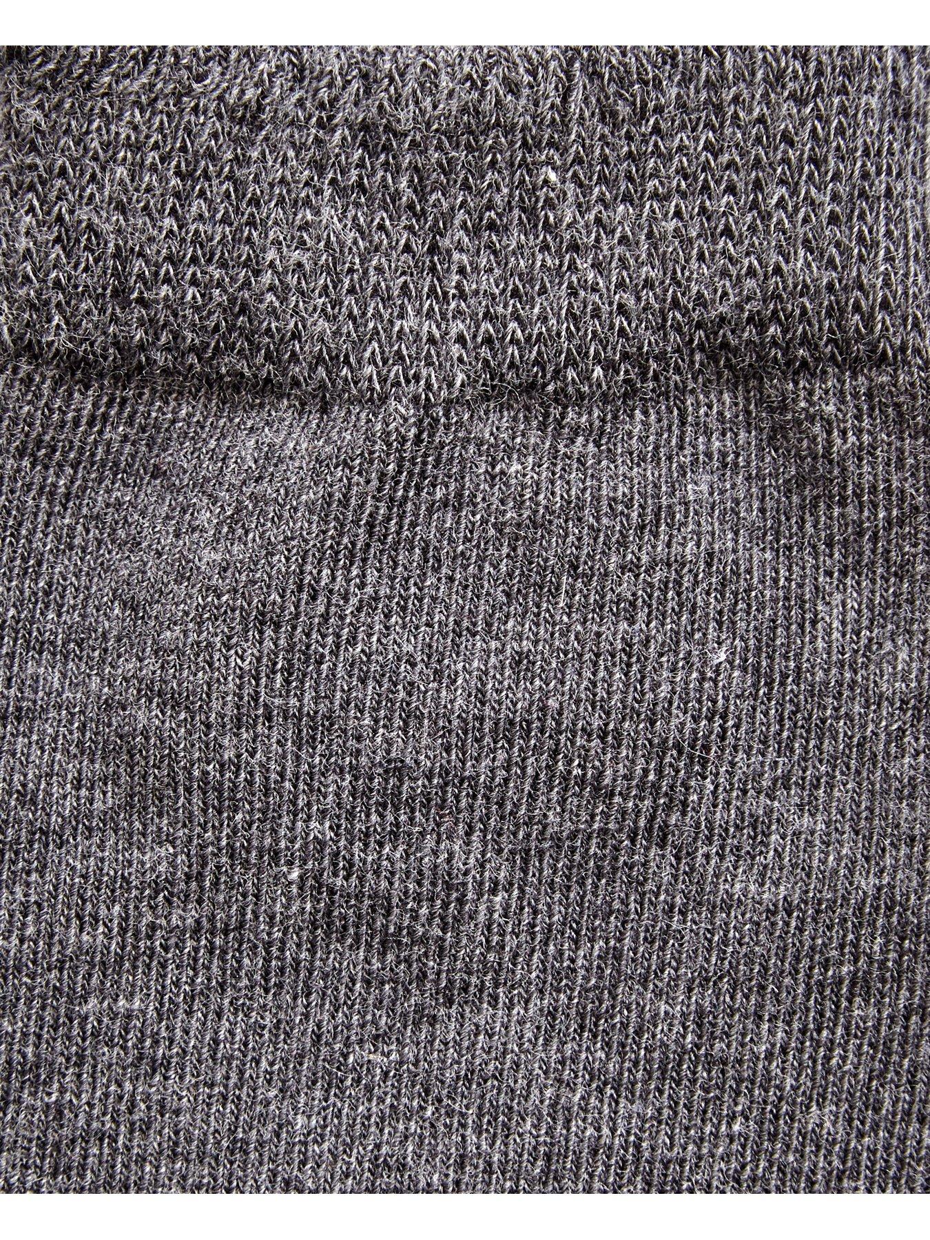 Image 3 of 3 of The Very Collection Girls 5 Pack Cotton-Rich Knee High Socks - Grey