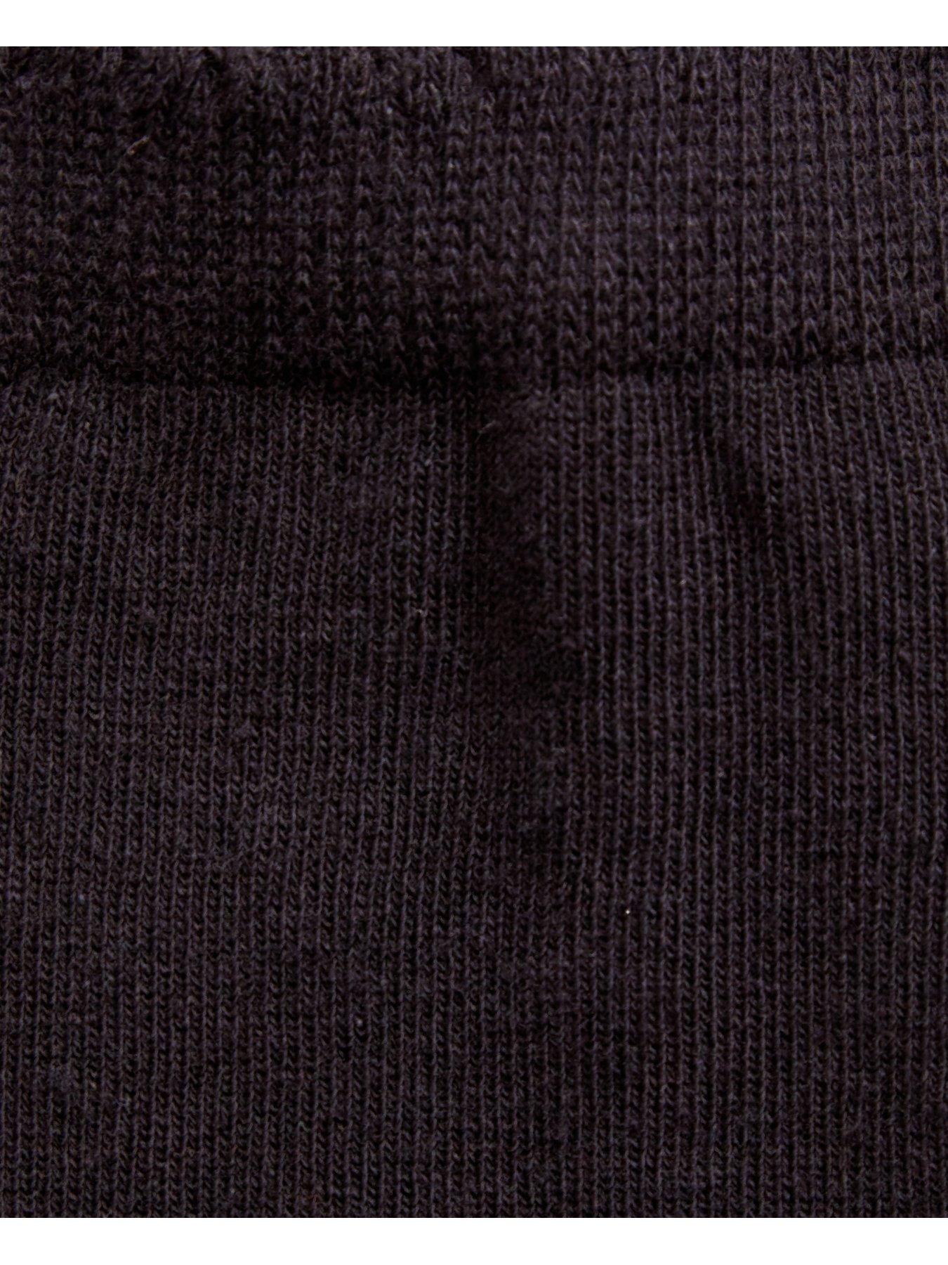Image 3 of 3 of The Very Collection Girls 5 Pack Knee High Stretch Socks - Black