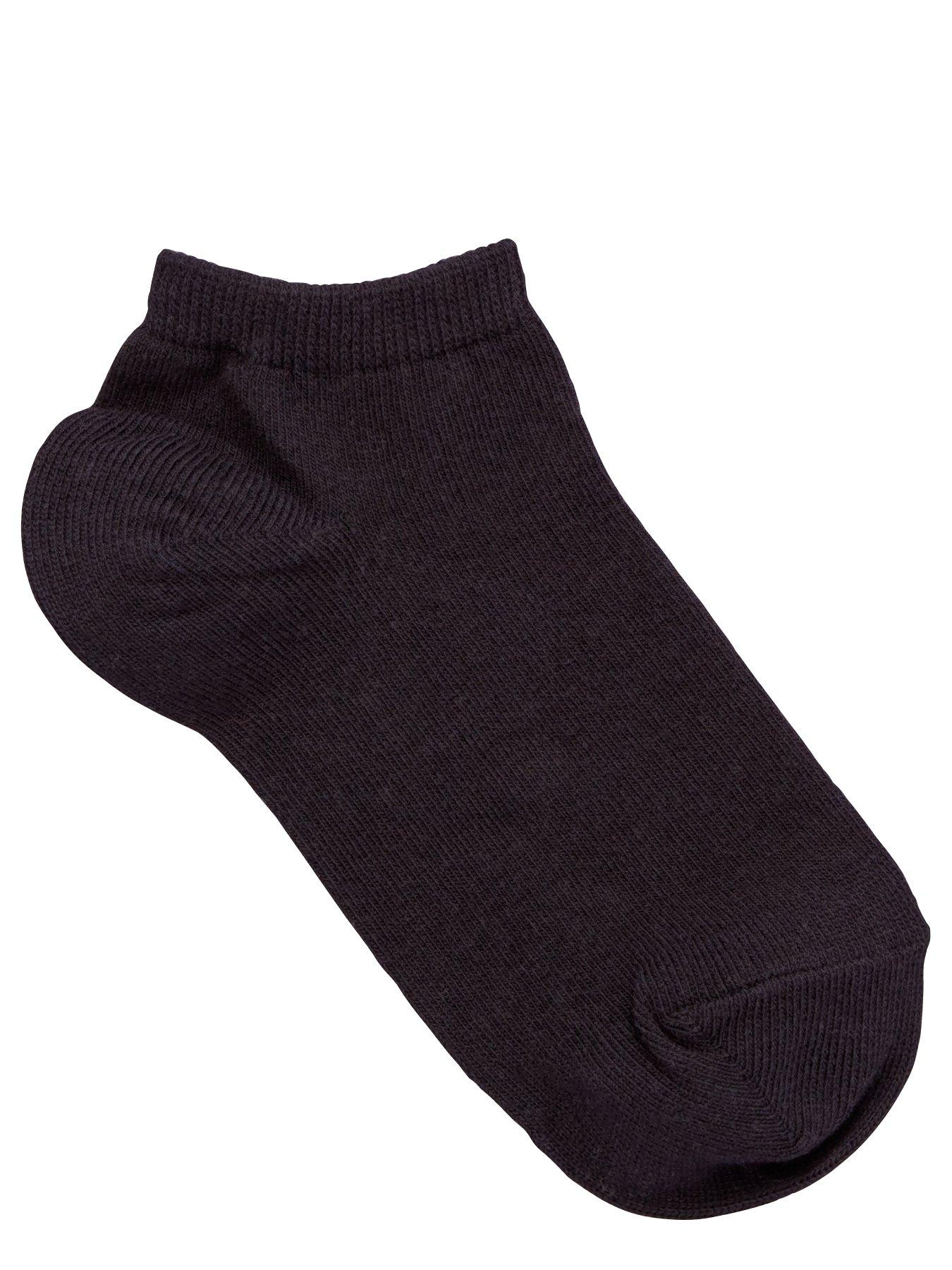 Image 2 of 3 of The Very Collection 5 Pack Unisex Trainer Liner Socks - Black