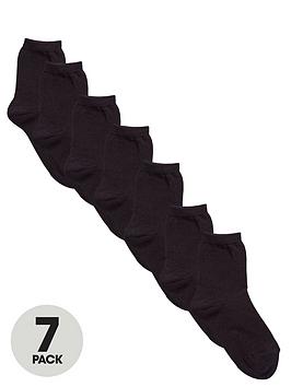 everyday-7-pack-unisex-ankle-socks-black