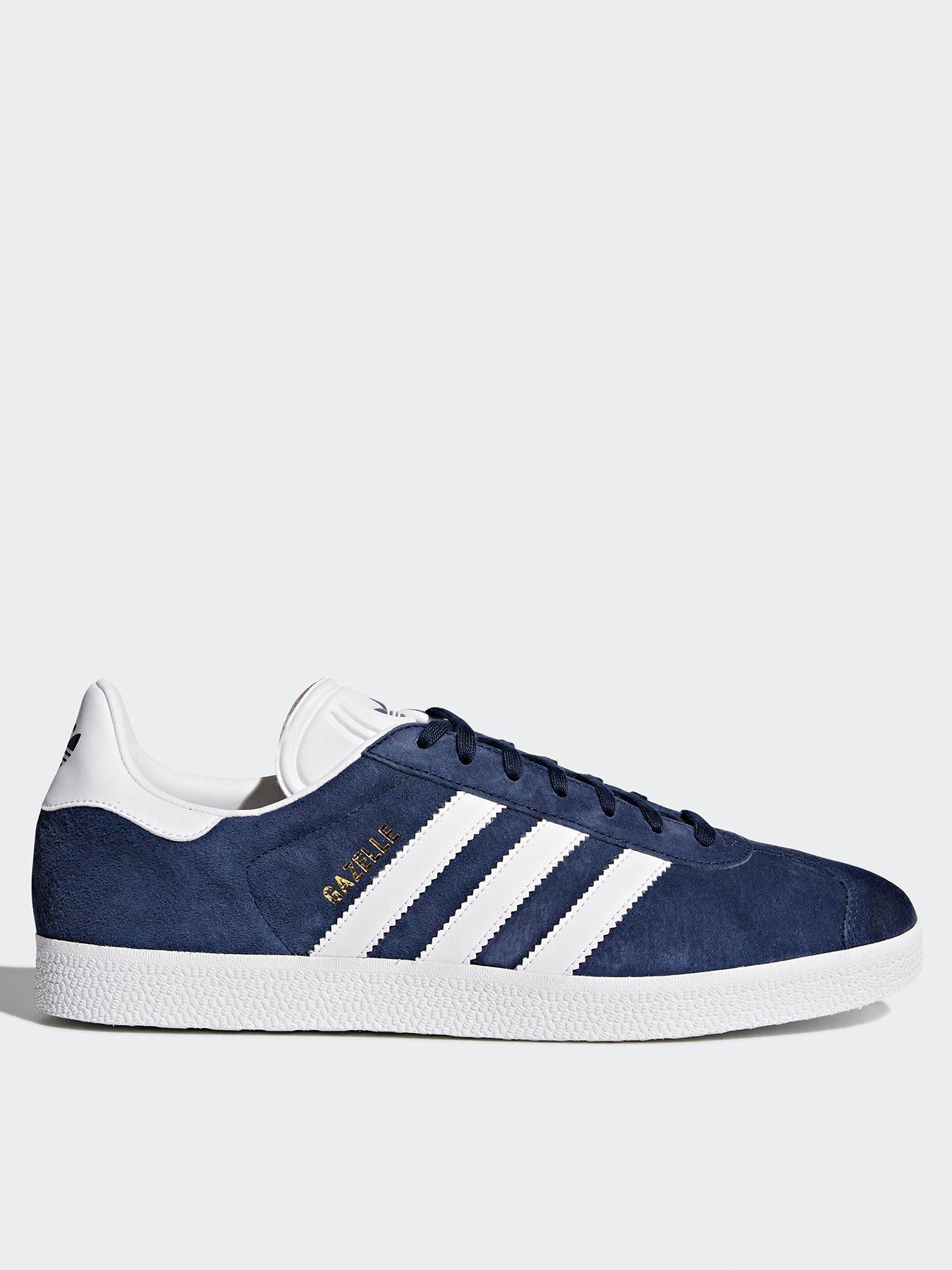 Image 2 of 8 of adidas Originals Gazelle Trainers - Navy