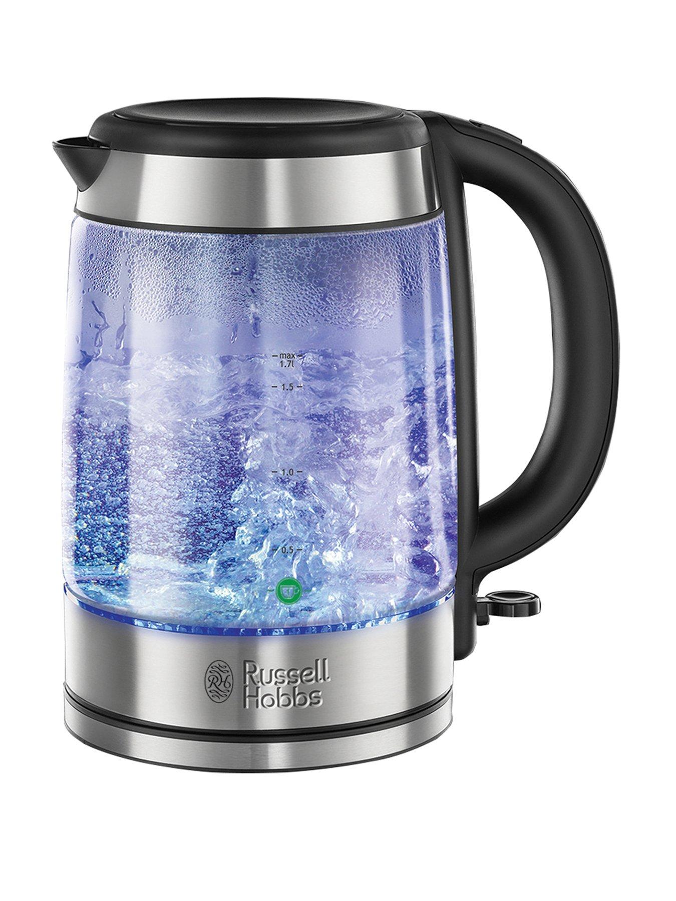 Russell Hobbs Illuminating Black Glass Kettle - 21600-10 in One Colour