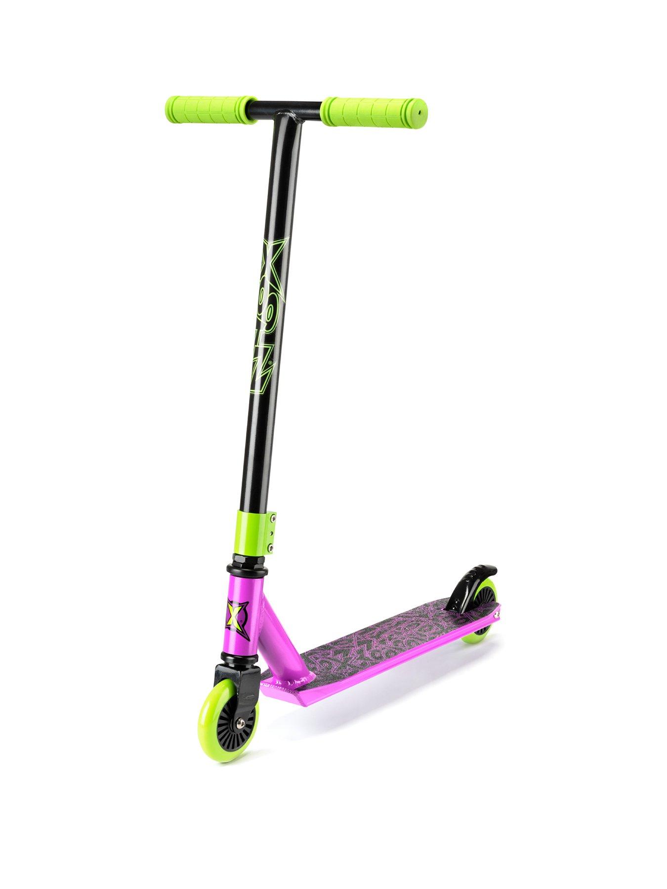 xootz-xootz-toxic-t-bar-stunt-scooter-purple-amp-green