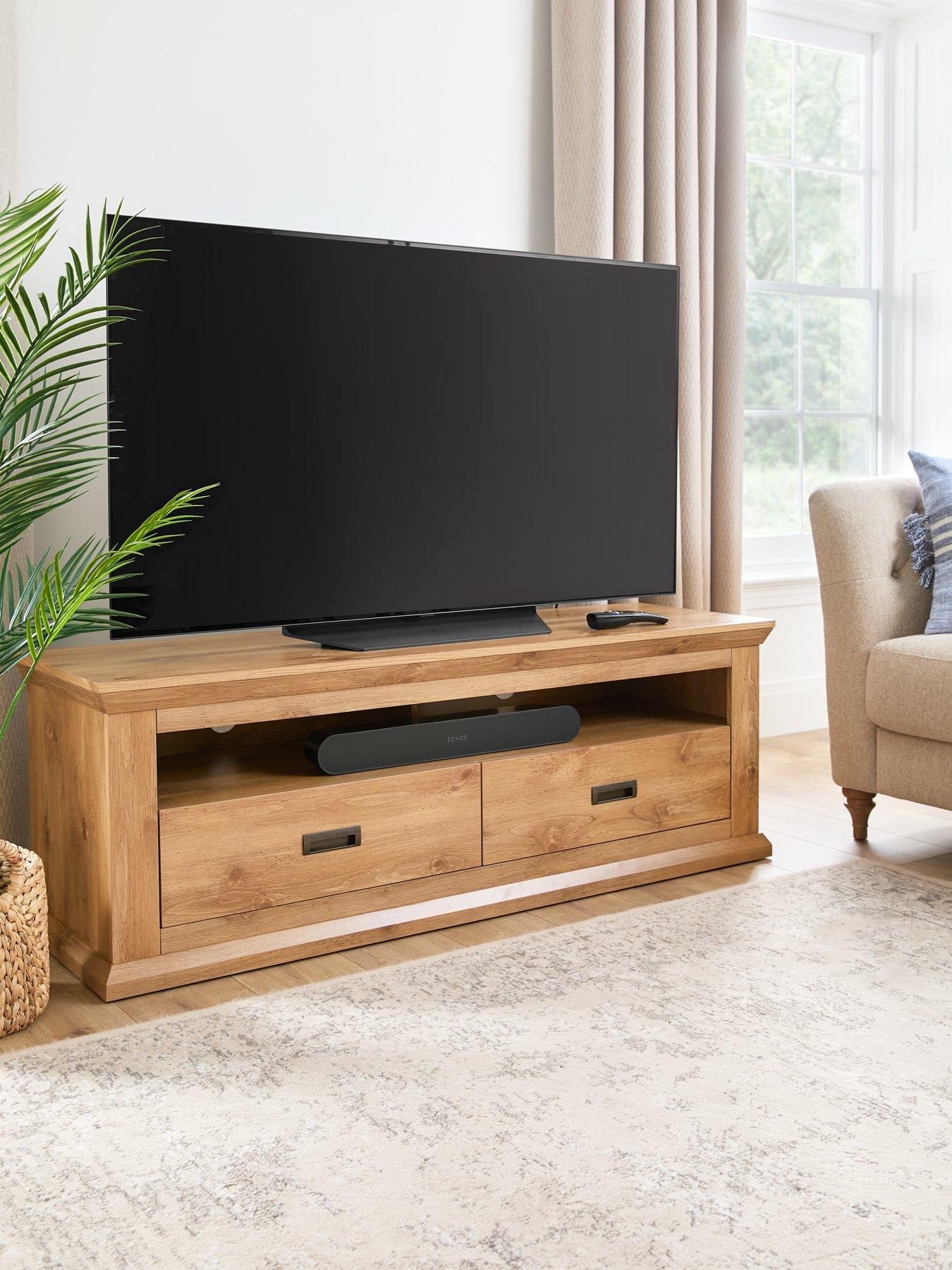 The Very Collection Clifton Wide TV Unit - fits up to 55 inch TV