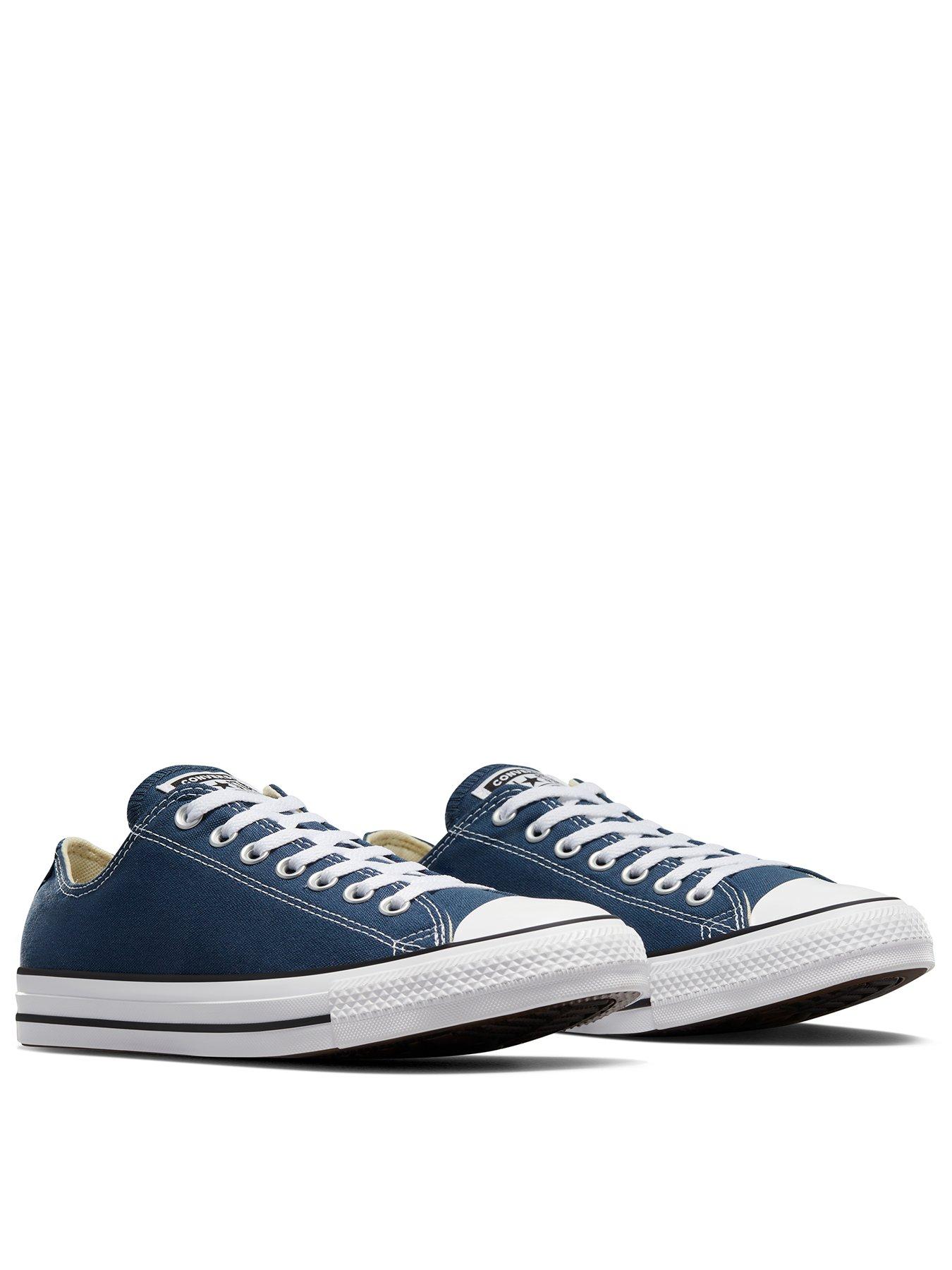 Image 1 of 7 of Converse Ox Trainers - Navy