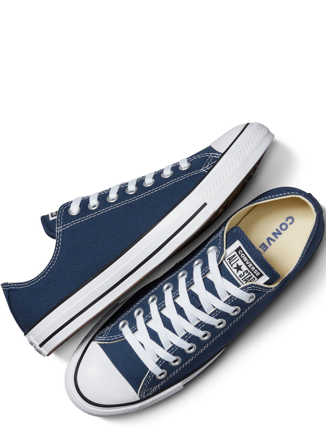 Image 4 of 7 of Converse Ox Trainers - Navy