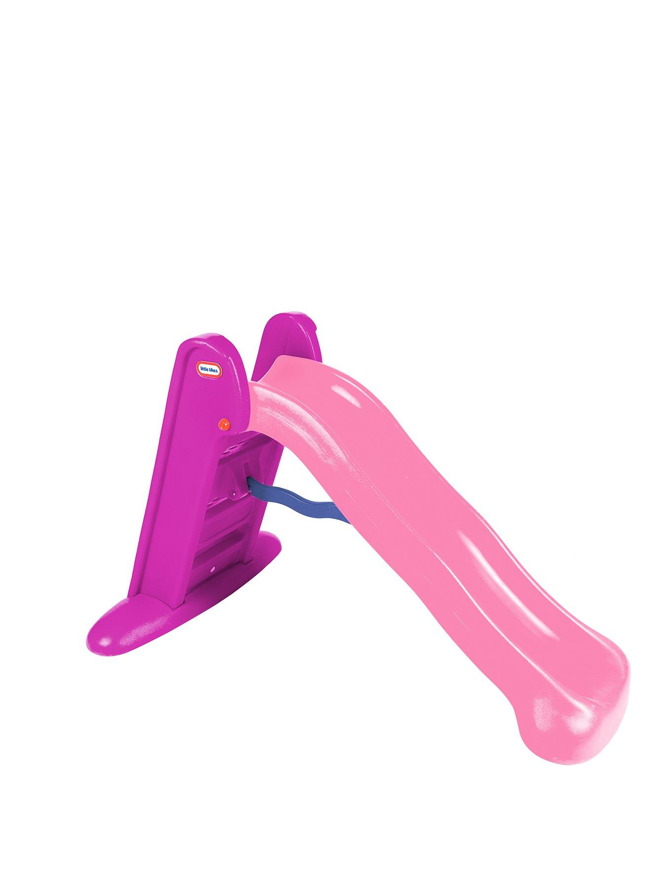 Image 2 of 2 of Little Tikes Easy Store 5ft&nbsp;Slide - Pink/Purple