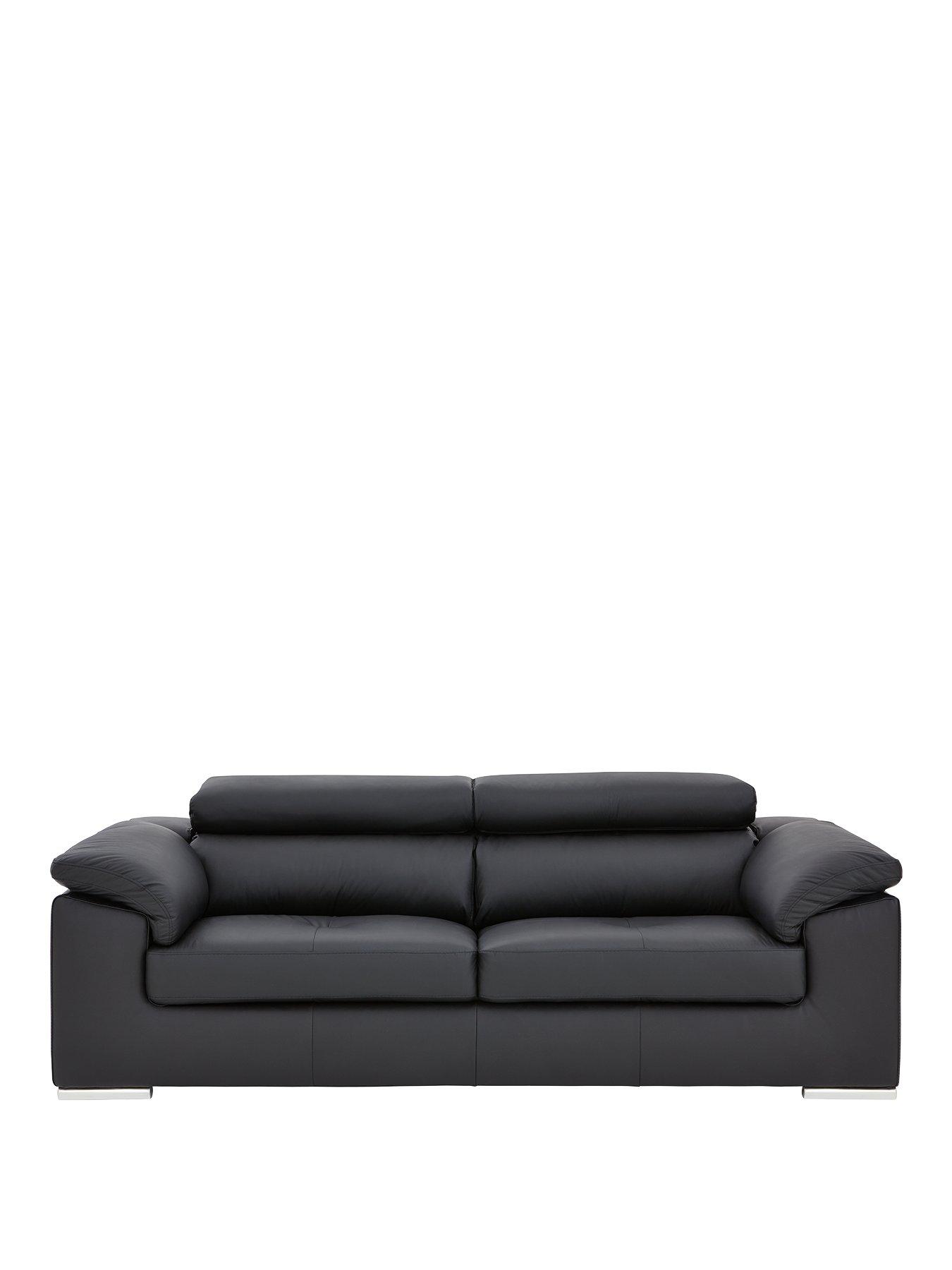 Image 2 of 4 of The Very Collection Brady 100% Premium Leather 3&nbsp;Seater Sofa&nbsp;- FSC&reg; Certified