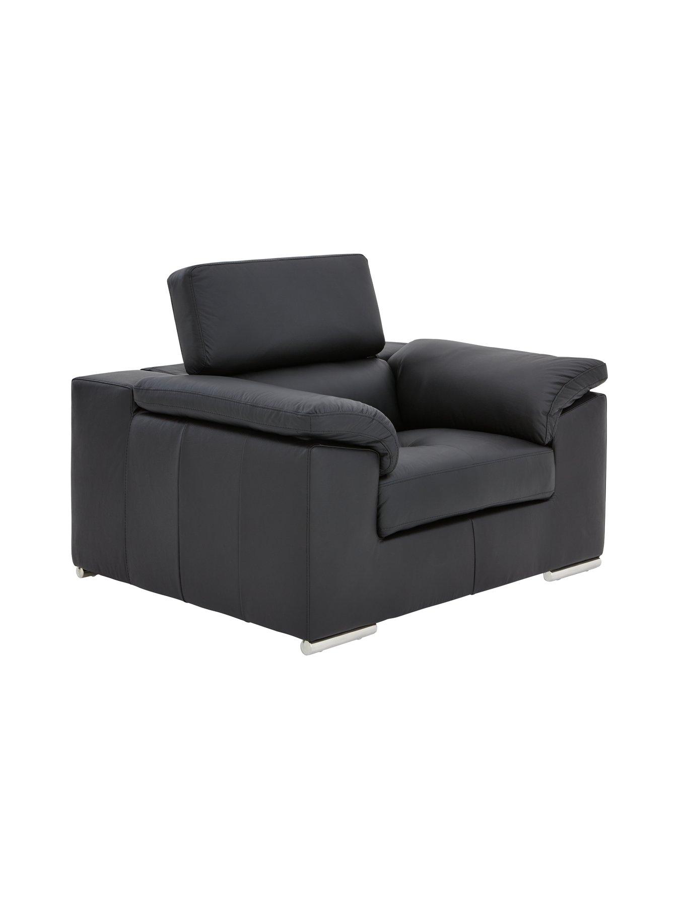 Image 3 of 5 of The Very Collection Brady 100% Premium Leather Armchair - FSC&reg; Certified