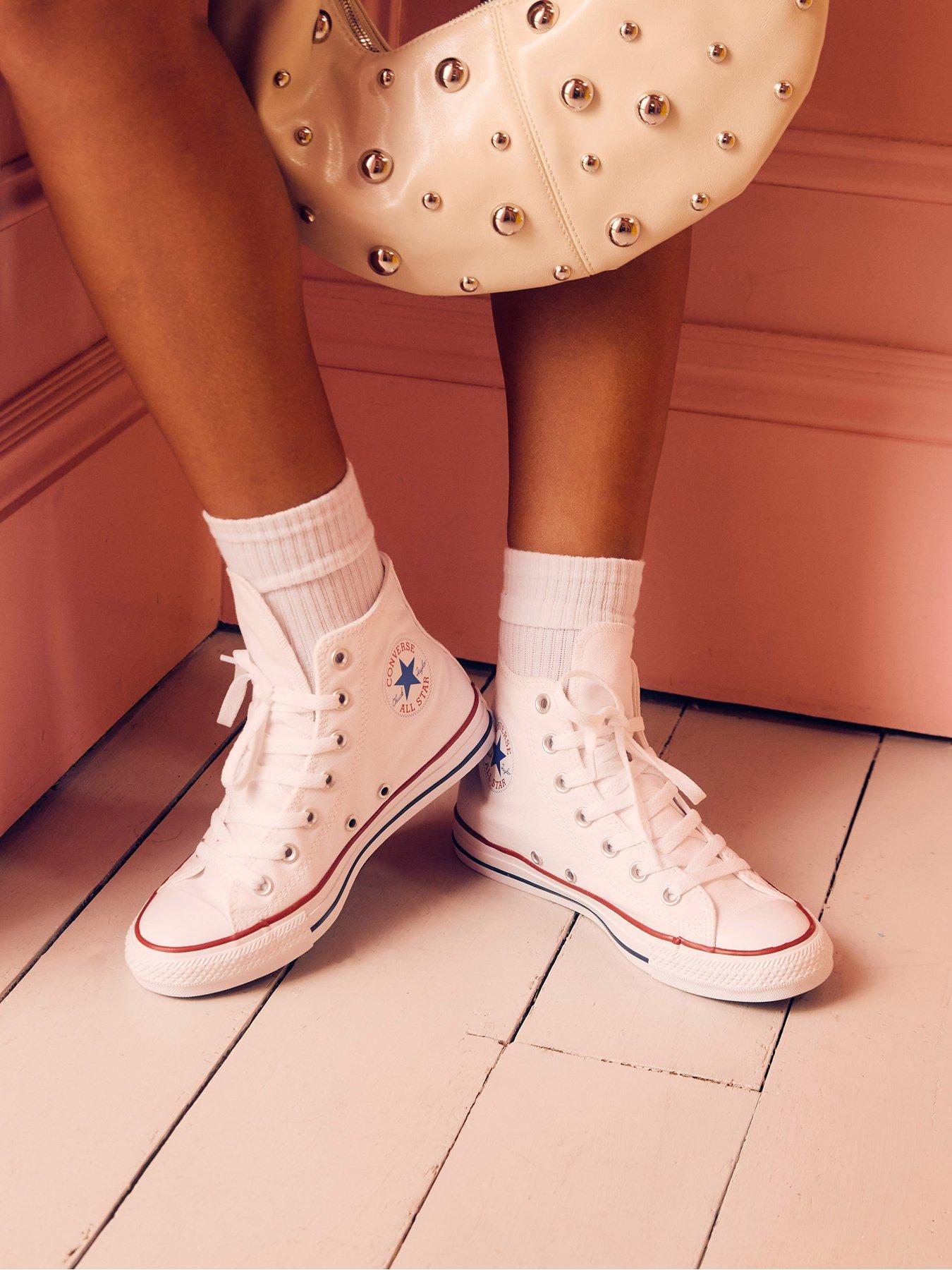 Image 1 of 6 of Converse Unisex Hi&nbsp;Trainers - White