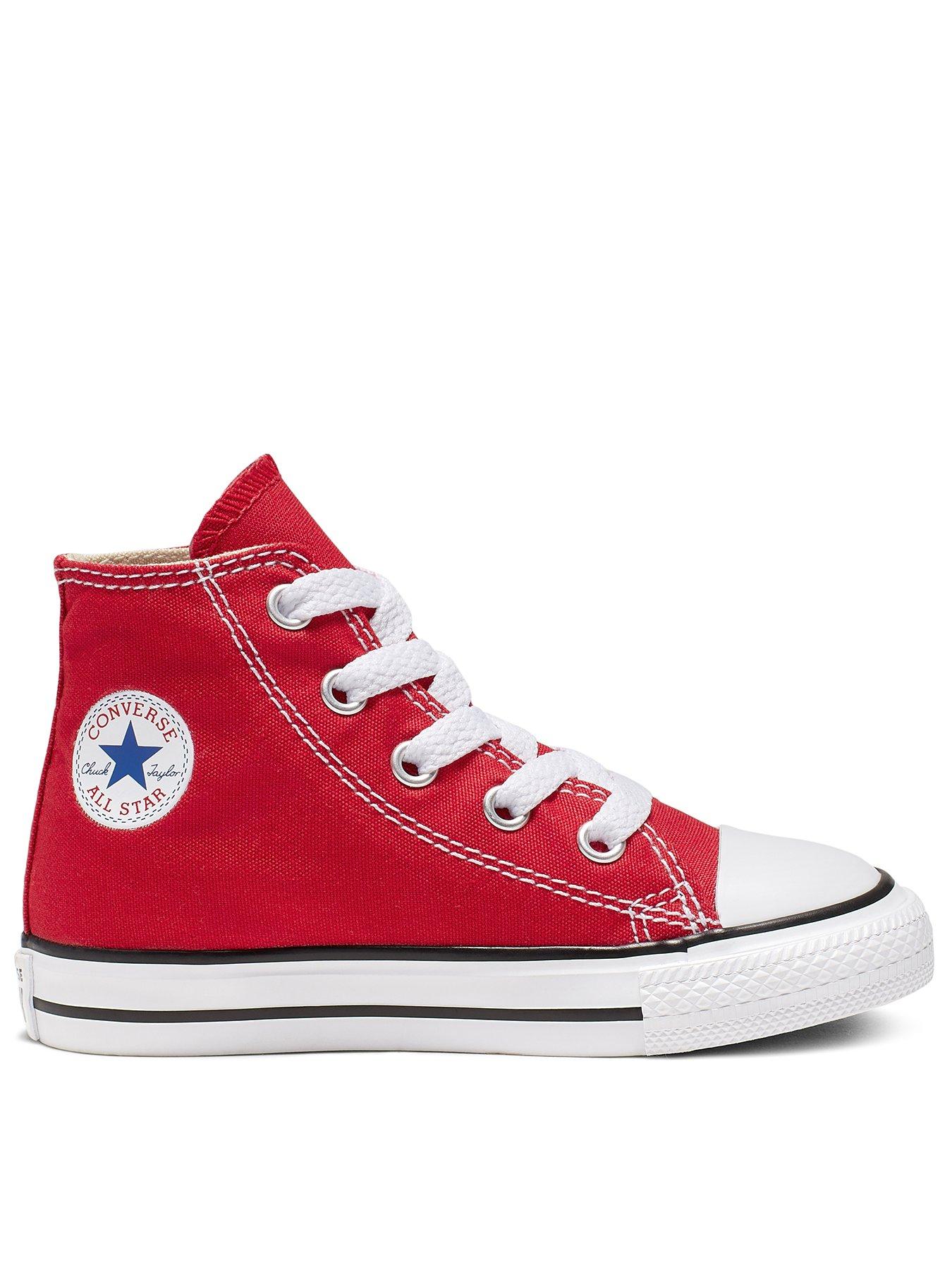 Converse Chuck Taylor All Ox Infant Unisex Trainers -Red | Very Ireland