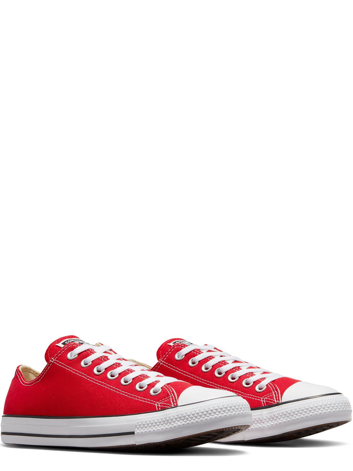 Image 2 of 6 of Converse Chuck Taylor All Star Ox Plimsolls - Red&nbsp;