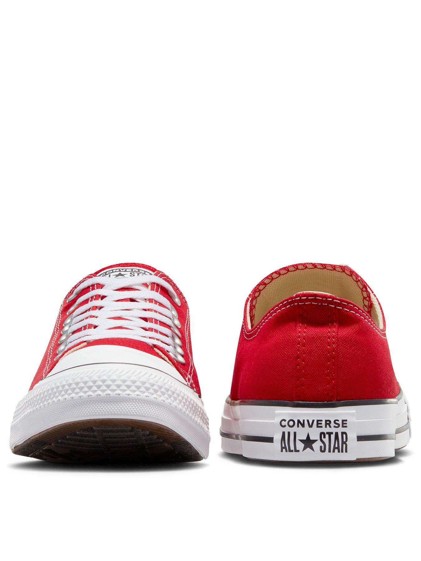 Image 3 of 6 of Converse Chuck Taylor All Star Ox Plimsolls - Red&nbsp;