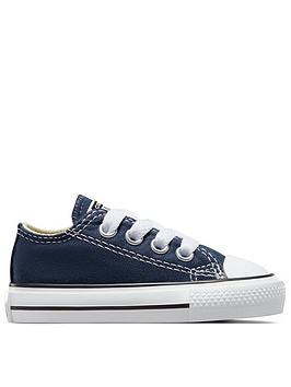 converse-chuck-taylor-all-star-ox-infant-unisex-trainers--navy