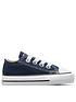 converse-chuck-taylor-all-star-ox-infant-unisex-trainers--navyfront