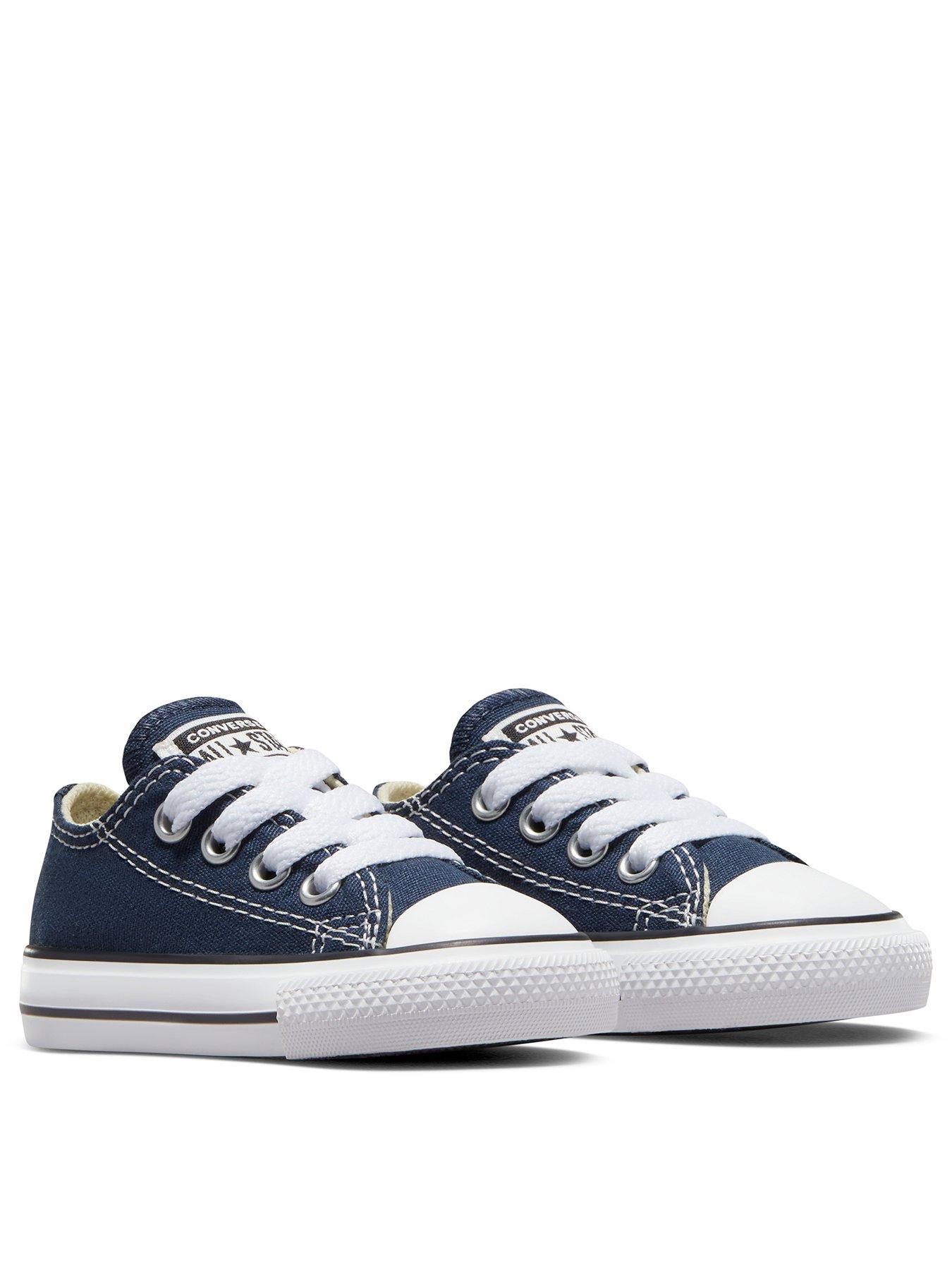 Navy cheap boys converse