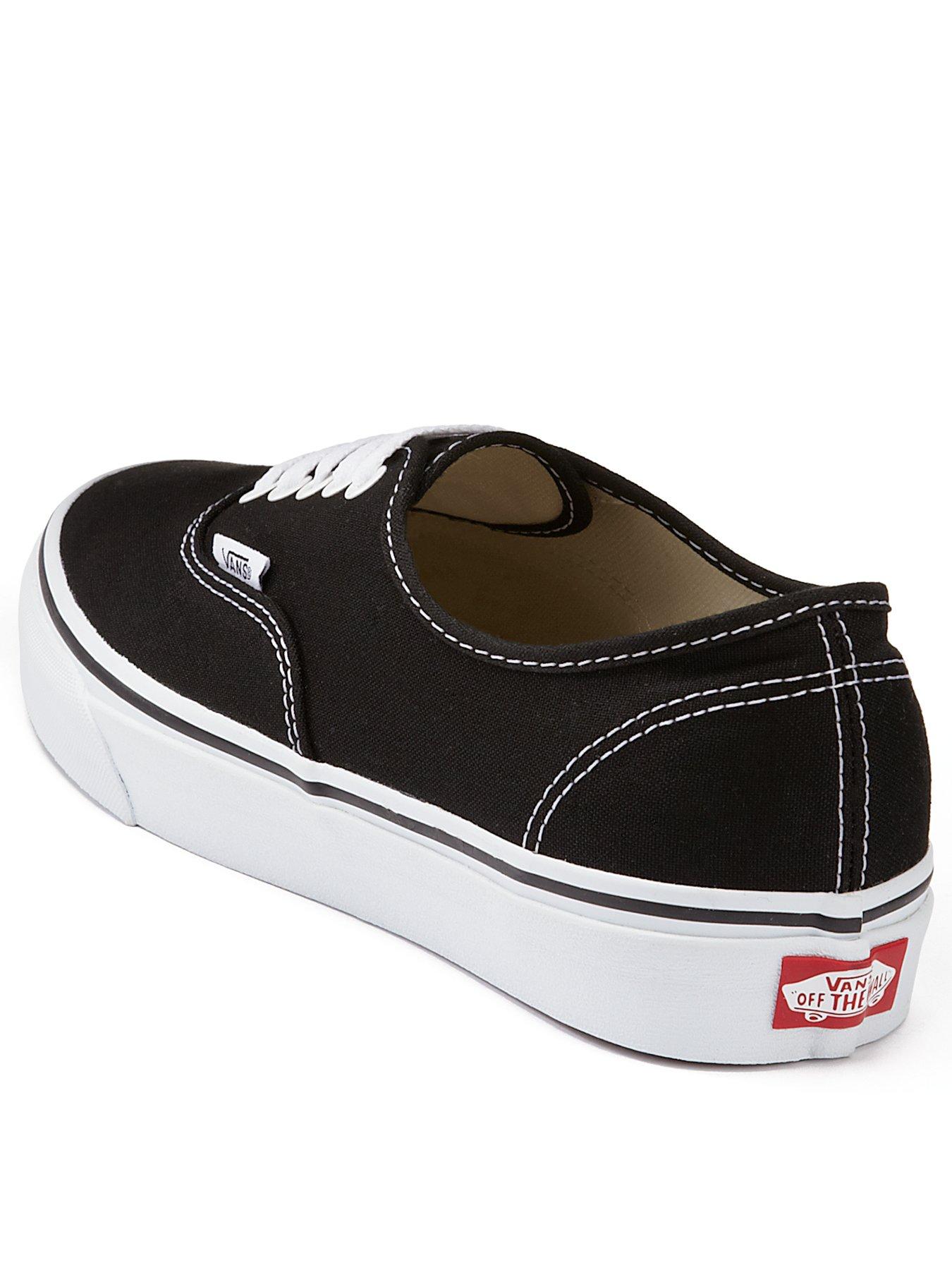 vans-unisex-authentic-trainers-blackwhitestillFront