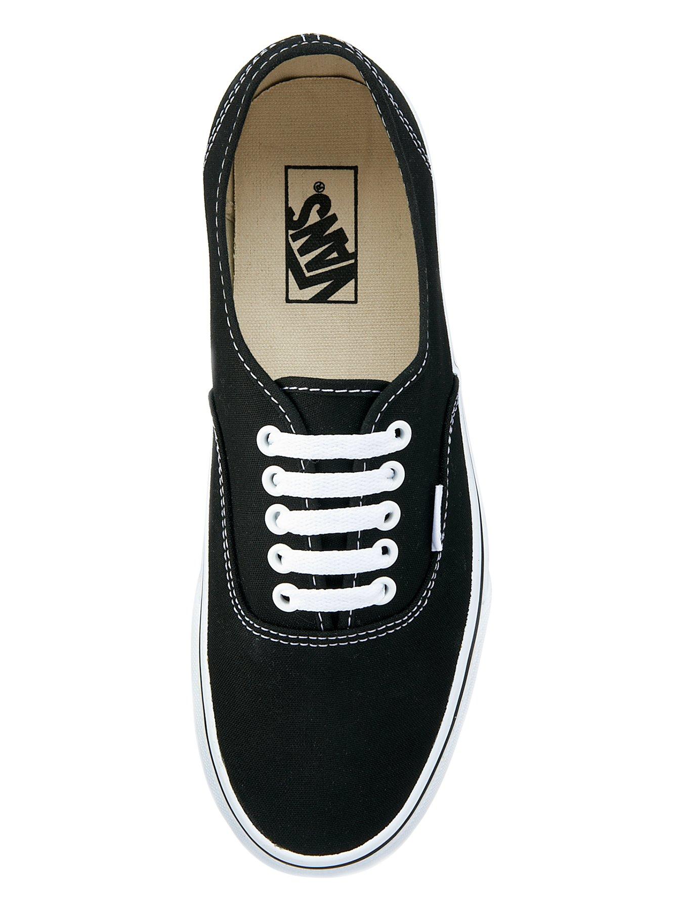 vans-unisex-authentic-trainers-blackwhiteoutfit