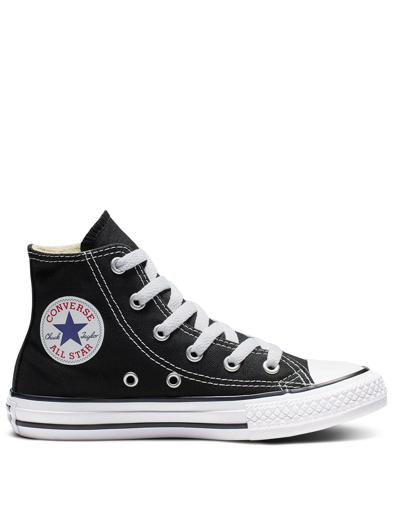 Converse Kids Unisex Hi Top Trainer - Black