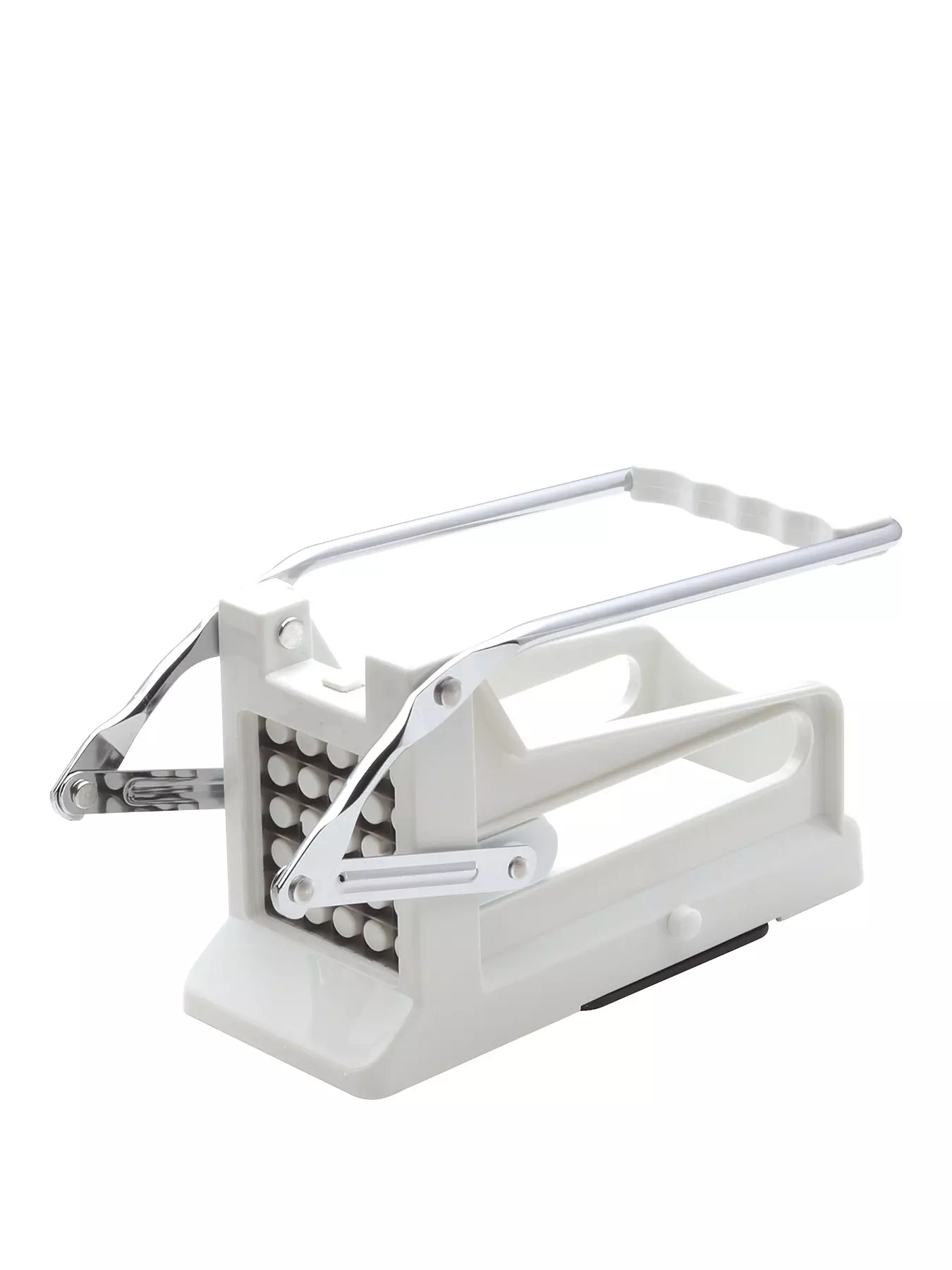 Stainless Steel Potato Chipper Fast Cutting Potato Chip Cutter with 36/46  Holes Blades Multifunction Vegetable Fruit Chipper