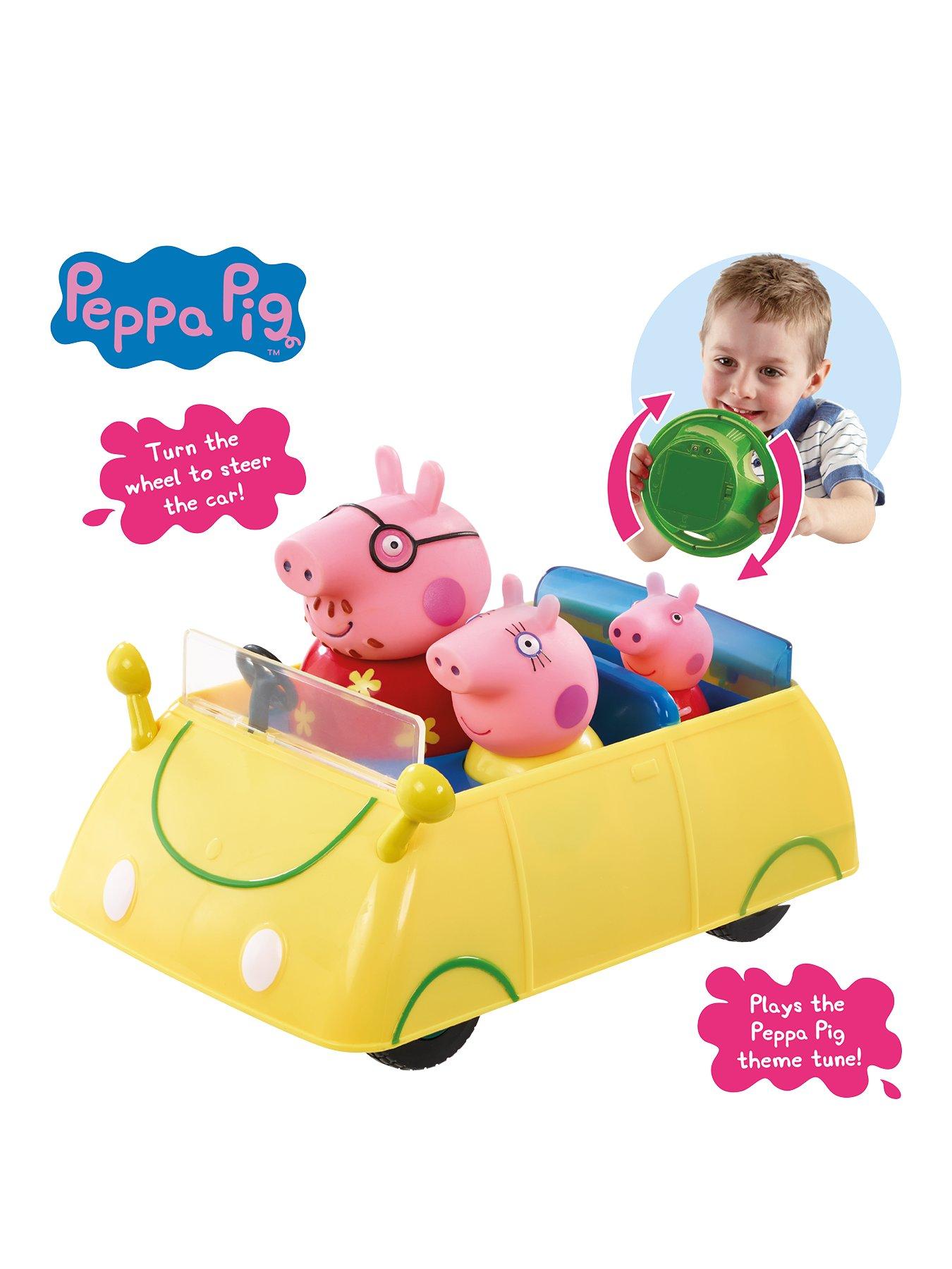 Peppa pig drive store and steer car