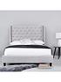 perrienbspfabric-bed-and-headboard-with-mattress-options-buy-and-savestillFront