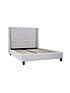 perrienbspfabric-bed-and-headboard-with-mattress-options-buy-and-savedetail
