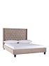 perrienbspfabric-bed-and-headboard-with-mattress-options-buy-and-savefront