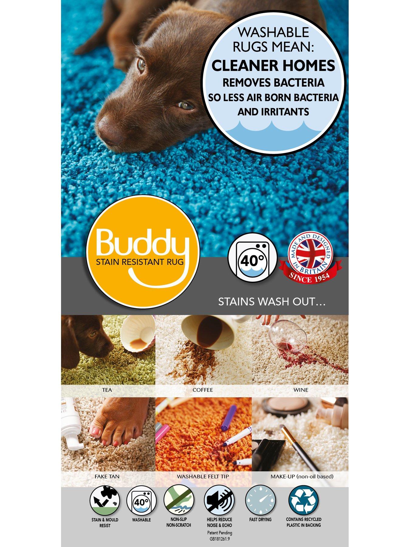 Image 5 of 5 of Buddy Washable Shaggy Runner