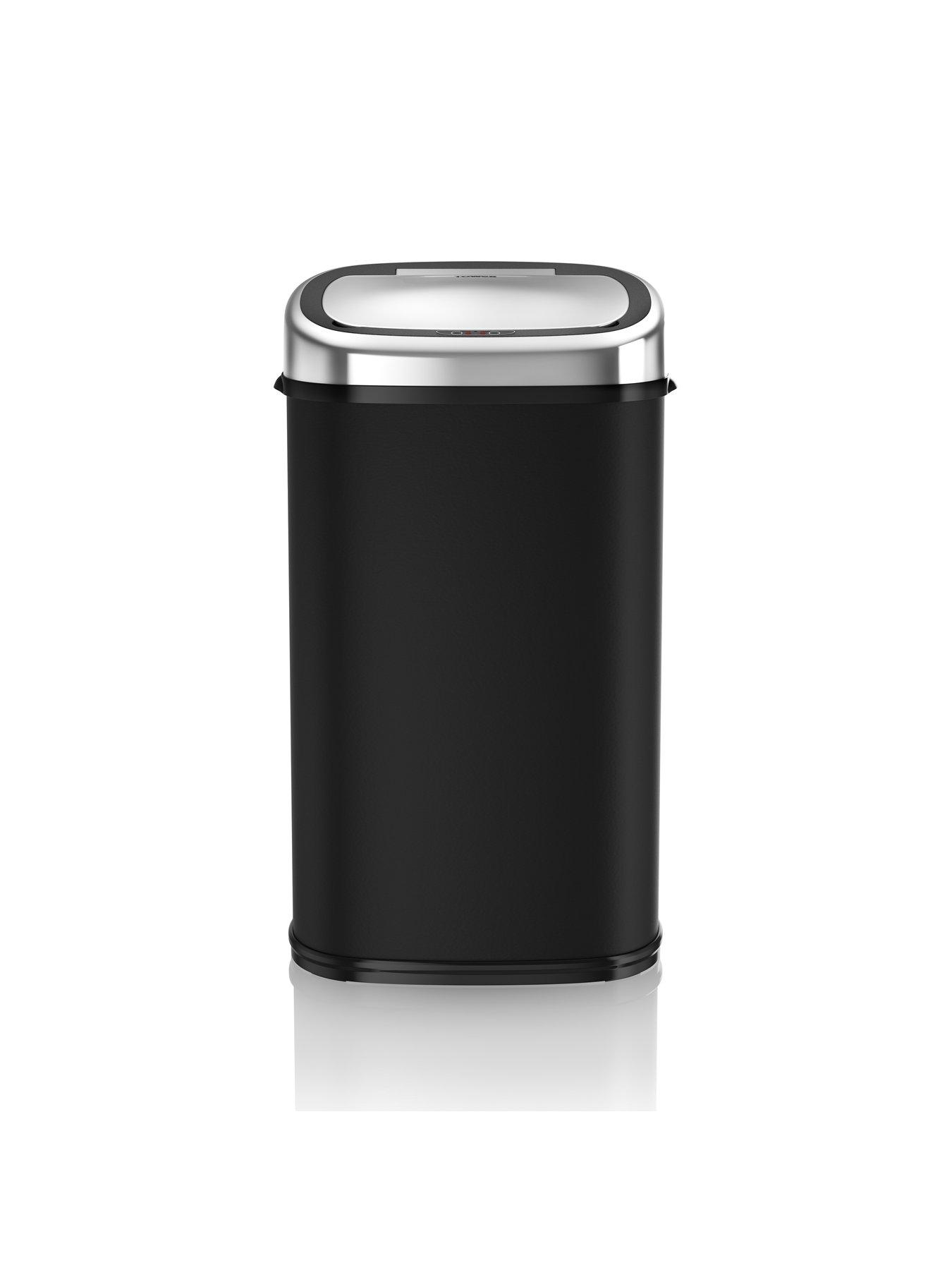 Image 2 of 3 of Tower 58-litre Square Sensor Bin in Black