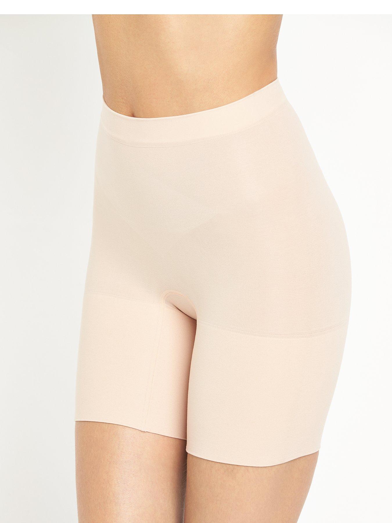 Spanx Medium Control Everyday Seamless Shaping High-Waisted Shorts, Café Au  Lait