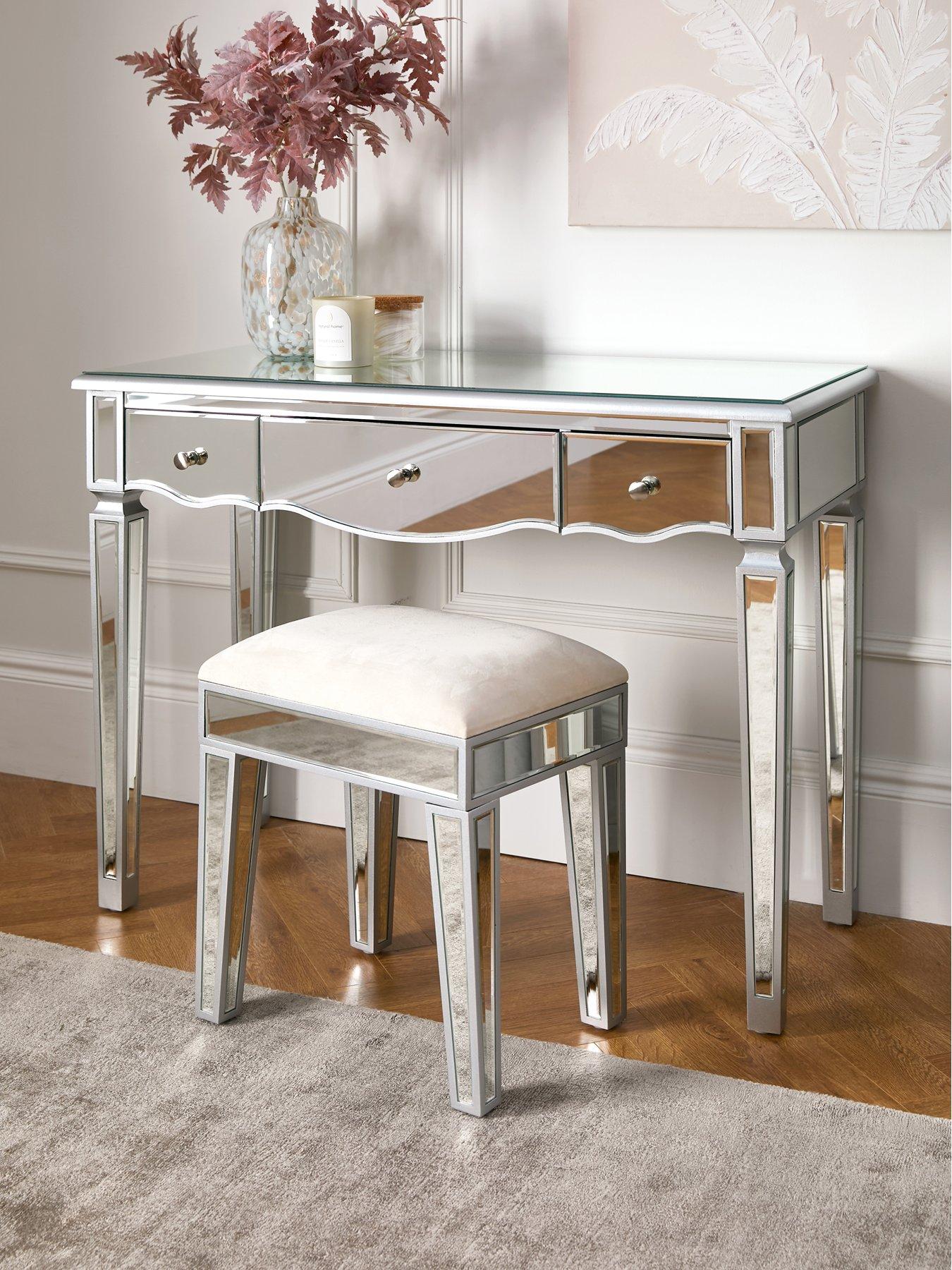 Image 1 of 7 of Very Home Mirage Dressing Table and Stool Set&nbsp;- FSC&reg; Certified