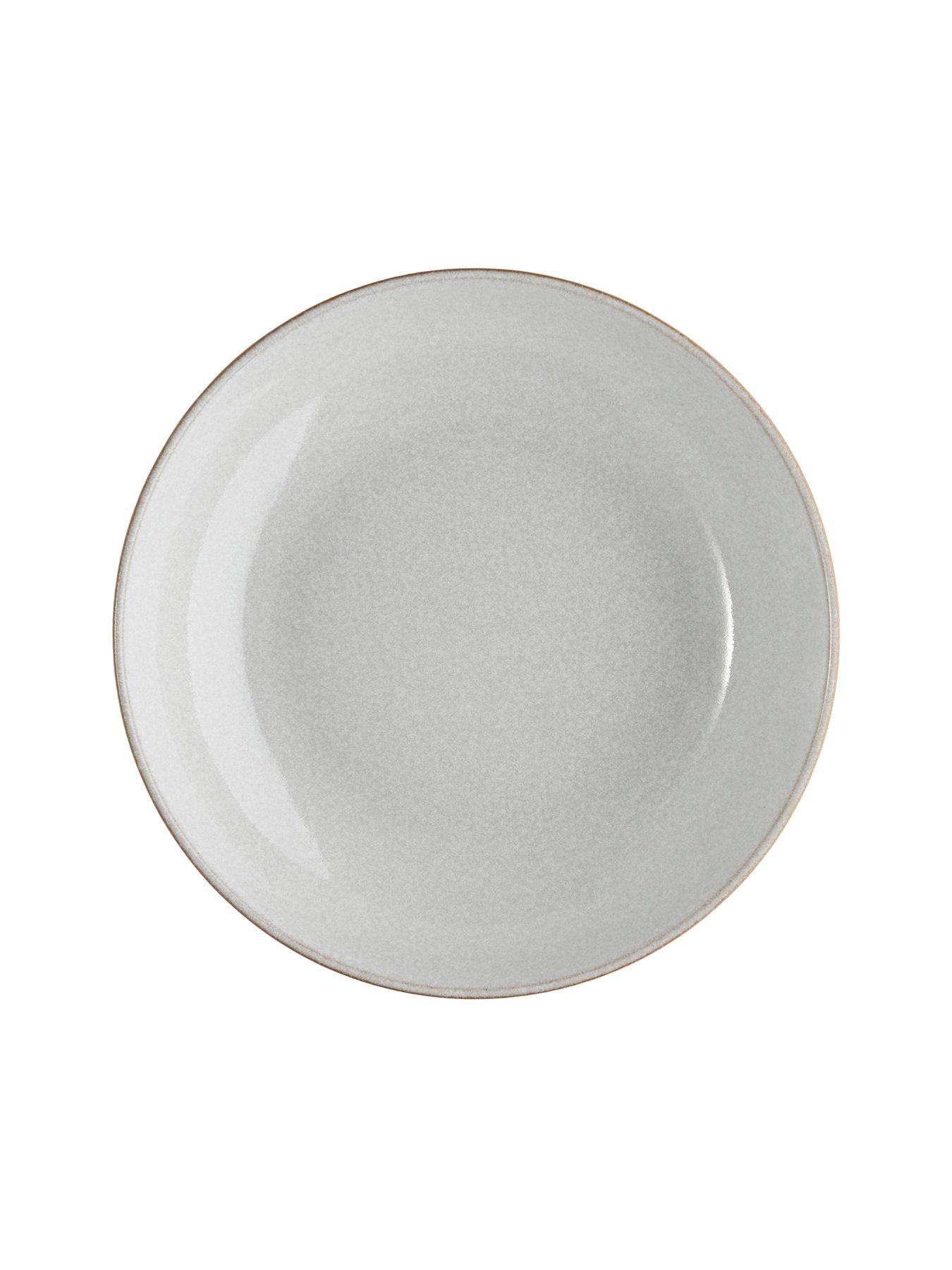 Image 3 of 5 of Denby Elements 4-piece Pasta Bowl Set - Light Grey