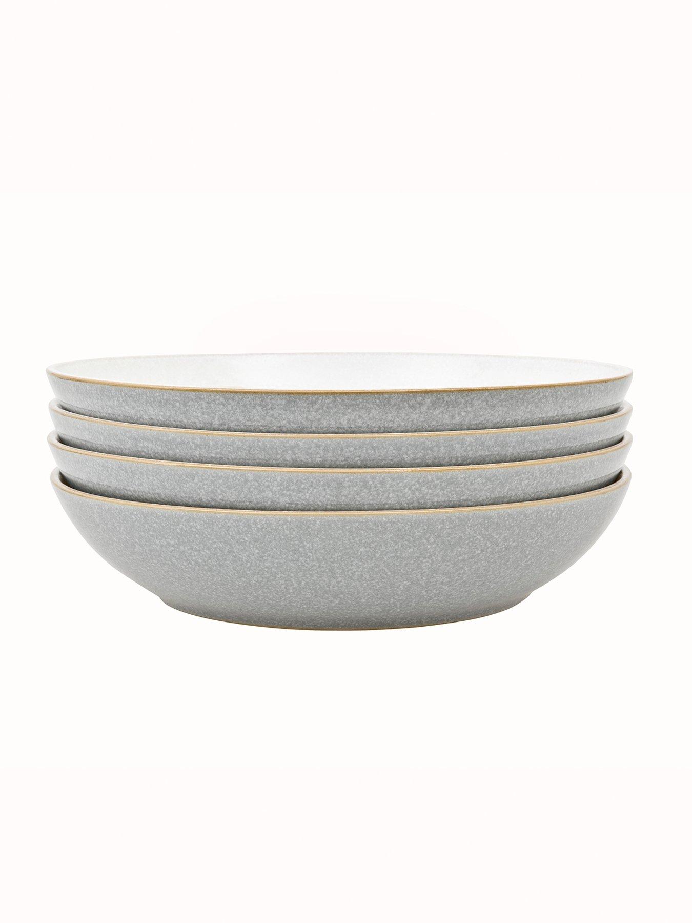 Image 5 of 5 of Denby Elements 4-piece Pasta Bowl Set - Light Grey