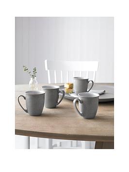 denby-elements-set-of-4-coffee-mugs-ndash-light-grey