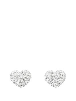 the-love-silver-collection-sterling-silver-crystal-heart-glitter-studs